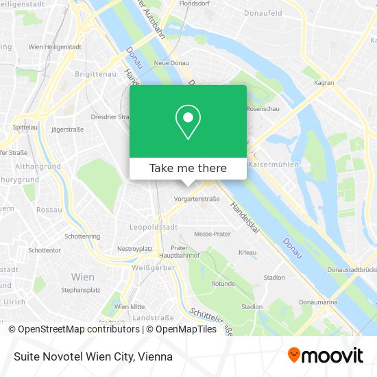 Suite Novotel Wien City map