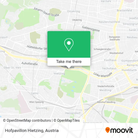 Hofpavillon Hietzing map