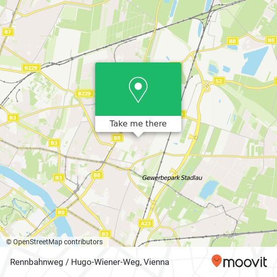 Rennbahnweg / Hugo-Wiener-Weg map