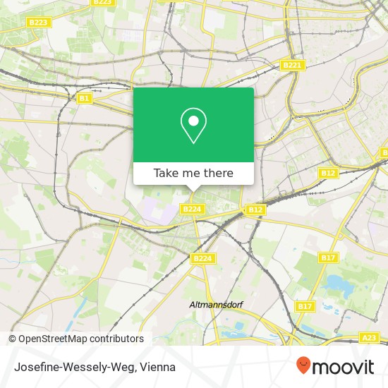 Josefine-Wessely-Weg map