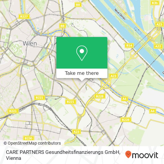 CARE PARTNERS Gesundheitsfinanzierungs GmbH map