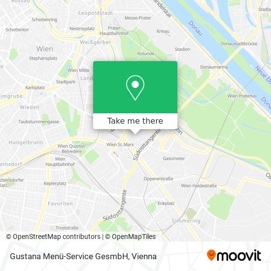Gustana Menü-Service GesmbH map