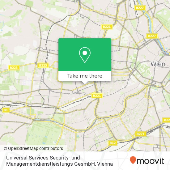 Universal Services Security- und Managementdienstleistungs GesmbH map