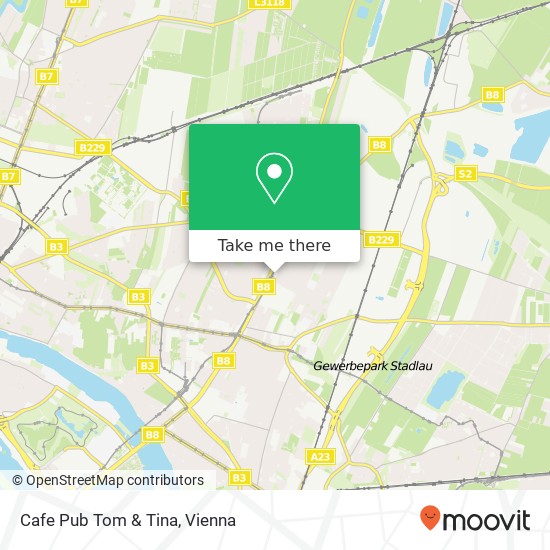 Cafe Pub Tom & Tina map