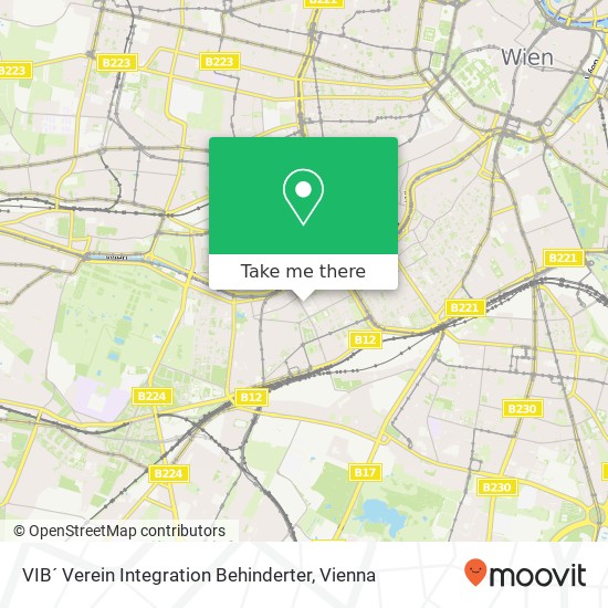 VIB´ Verein Integration Behinderter map