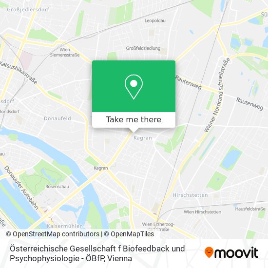 Österreichische Gesellschaft f Biofeedback und Psychophysiologie - ÖBfP map