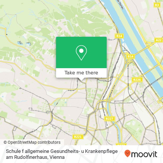 Schule f allgemeine Gesundheits- u Krankenpflege am Rudolfinerhaus map
