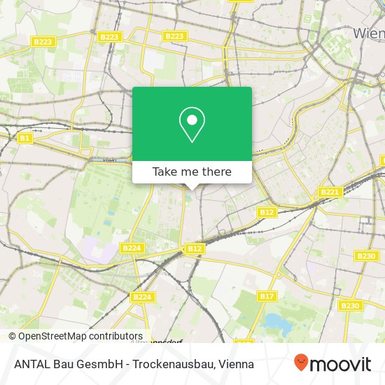 ANTAL Bau GesmbH - Trockenausbau map