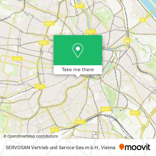 SERVOSAN Vertrieb und Service Ges.m.b.H. map