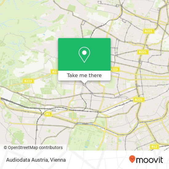 Audiodata Austria map