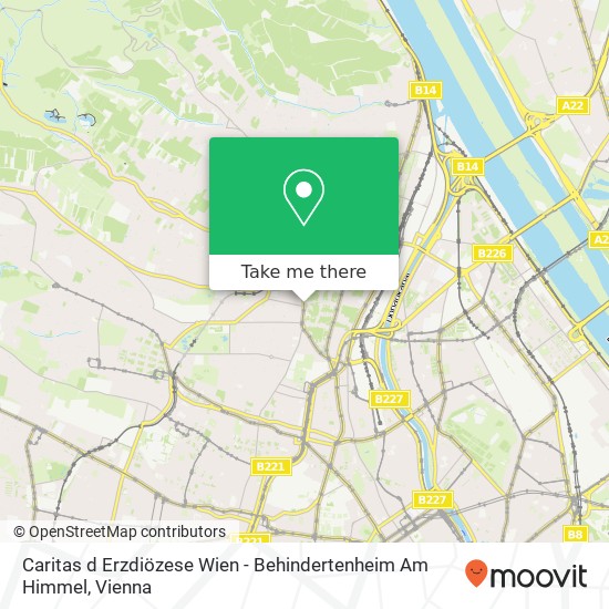Caritas d Erzdiözese Wien - Behindertenheim Am Himmel map