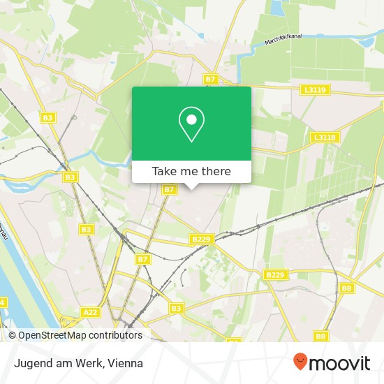 Jugend am Werk map