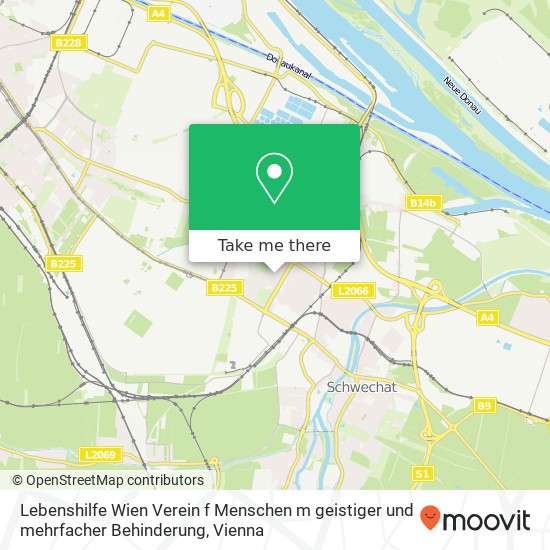 Lebenshilfe Wien Verein f Menschen m geistiger und mehrfacher Behinderung map