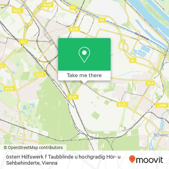 österr Hilfswerk f Taubblinde u hochgradig Hör- u Sehbehinderte map