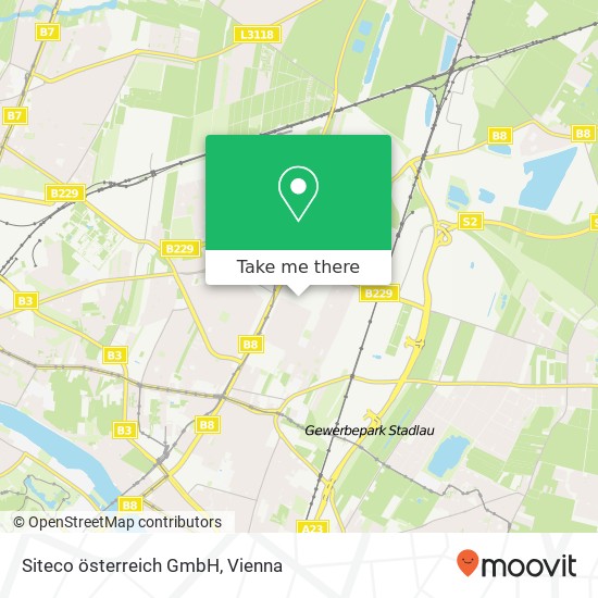 Siteco österreich GmbH map