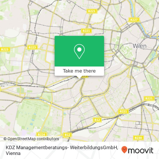 KDZ Managementberatungs- WeiterbildungsGmbH map