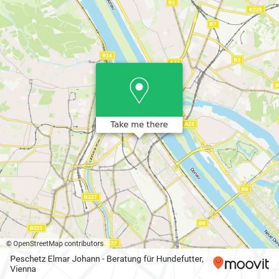 Peschetz Elmar Johann - Beratung für Hundefutter map