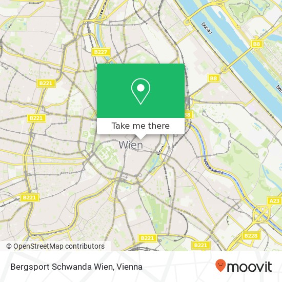 Bergsport Schwanda Wien map