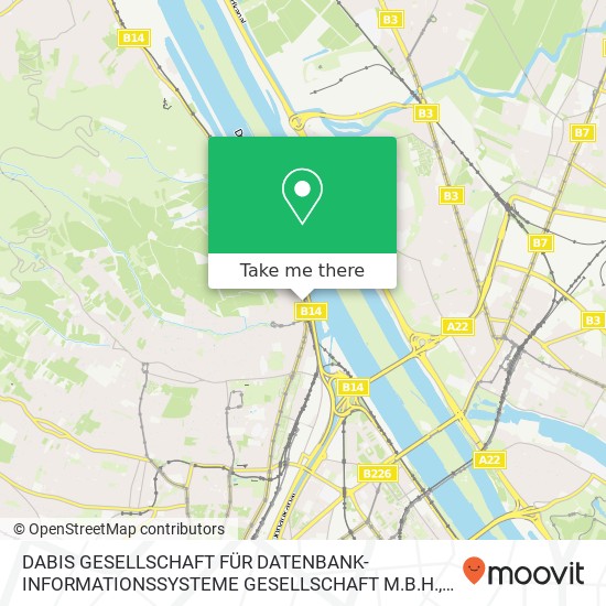 DABIS GESELLSCHAFT FÜR DATENBANK-INFORMATIONSSYSTEME GESELLSCHAFT M.B.H. map