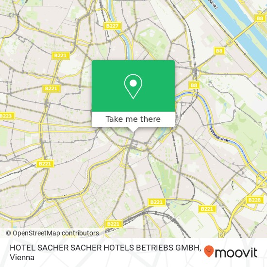 HOTEL SACHER SACHER HOTELS BETRIEBS GMBH map