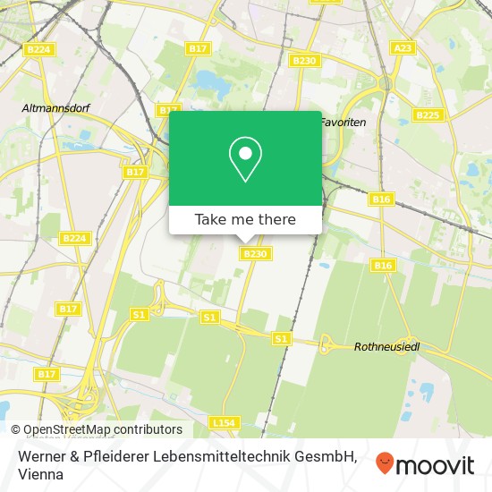 Werner & Pfleiderer Lebensmitteltechnik GesmbH map