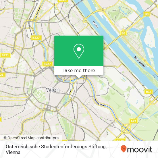 Österreichische Studentenförderungs Stiftung map