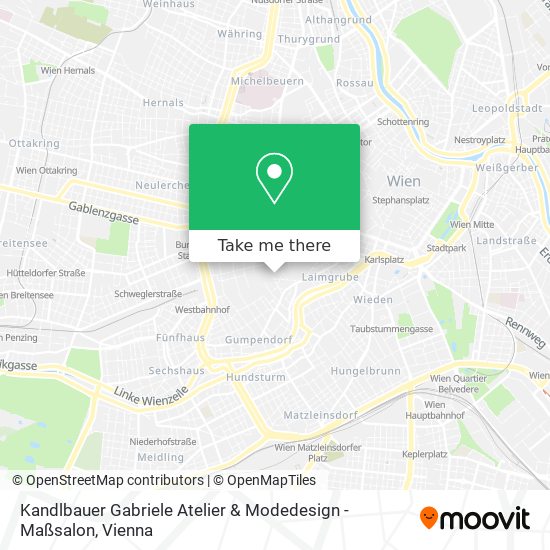 Kandlbauer Gabriele Atelier & Modedesign - Maßsalon map