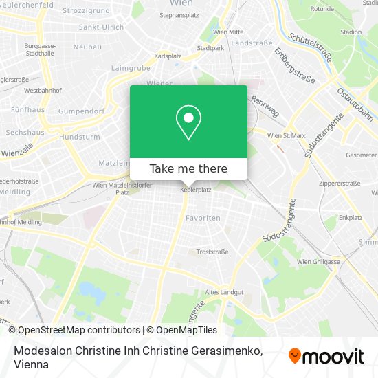 Modesalon Christine Inh Christine Gerasimenko map