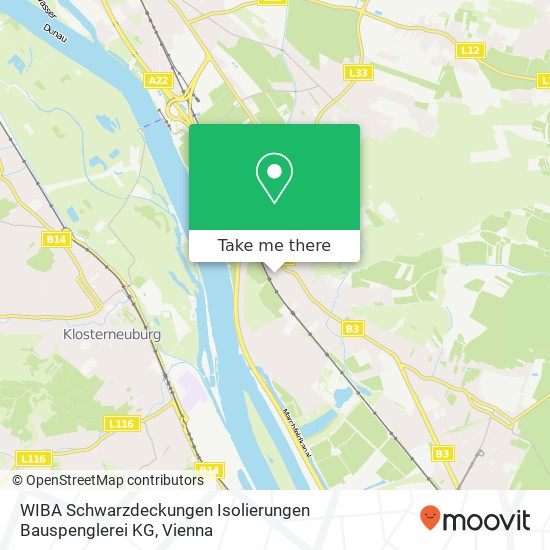 WIBA Schwarzdeckungen Isolierungen Bauspenglerei KG map