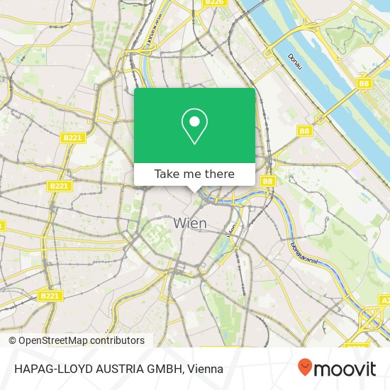 HAPAG-LLOYD AUSTRIA GMBH map
