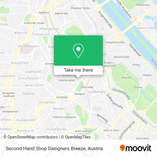 Second Hand Shop Designers Breeze map