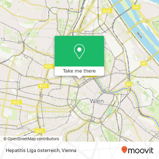 Hepatitis Liga österreich map