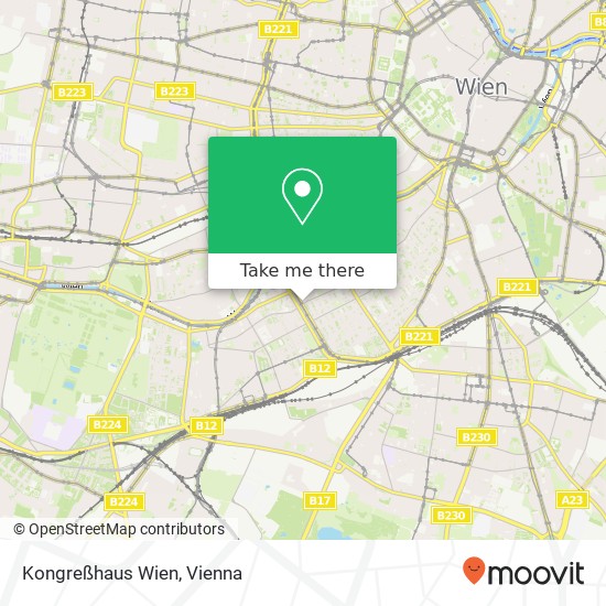 Kongreßhaus Wien map