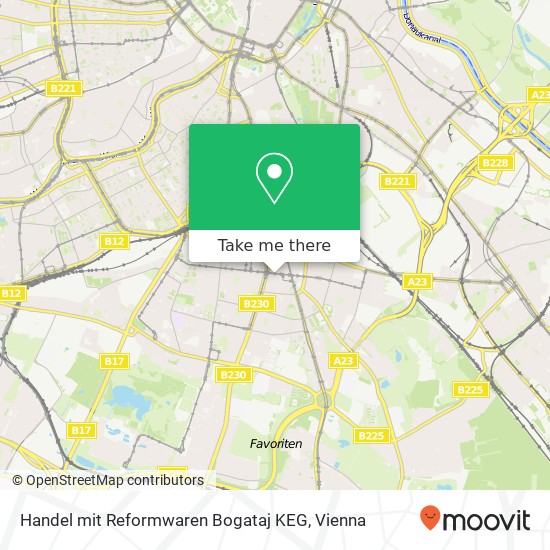 Handel mit Reformwaren Bogataj KEG map