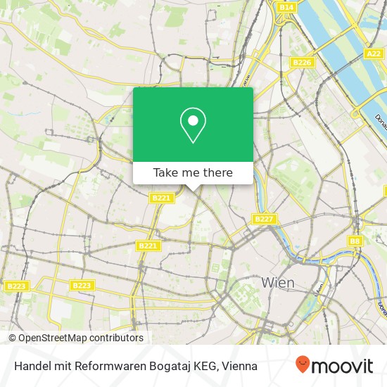 Handel mit Reformwaren Bogataj KEG map