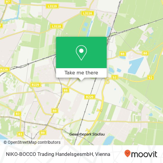 NIKO-BOCCO Trading HandelsgesmbH map