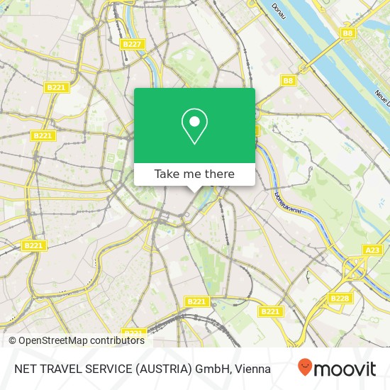 NET TRAVEL SERVICE (AUSTRIA) GmbH map