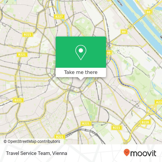 Travel Service Team map