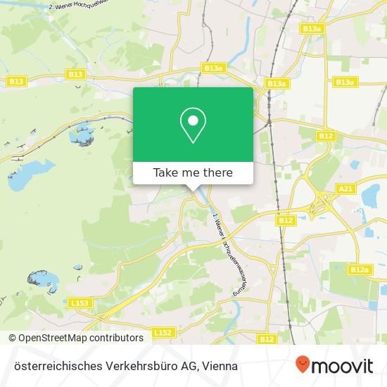 österreichisches Verkehrsbüro AG map