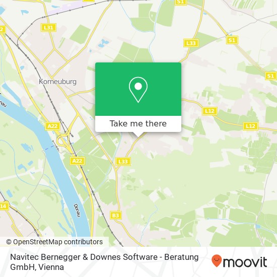Navitec Bernegger & Downes Software - Beratung GmbH map
