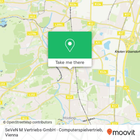 SeVeN M Vertriebs-GmbH - Computerspielvertrieb map