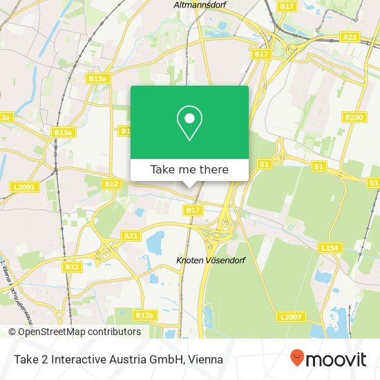 Take 2 Interactive Austria GmbH map