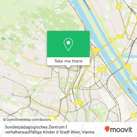 Sonderpädagogisches Zentrum f verhaltensauffällige Kinder d Stadt Wien map