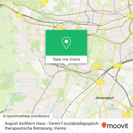 August Aichhorn Haus - Verein f sozialpädagogisch-therapeutische Betreuung map