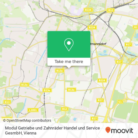 Modul Getriebe und Zahnräder Handel und Service GesmbH map