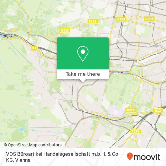 VOS Büroartikel Handelsgesellschaft m.b.H. & Co KG map