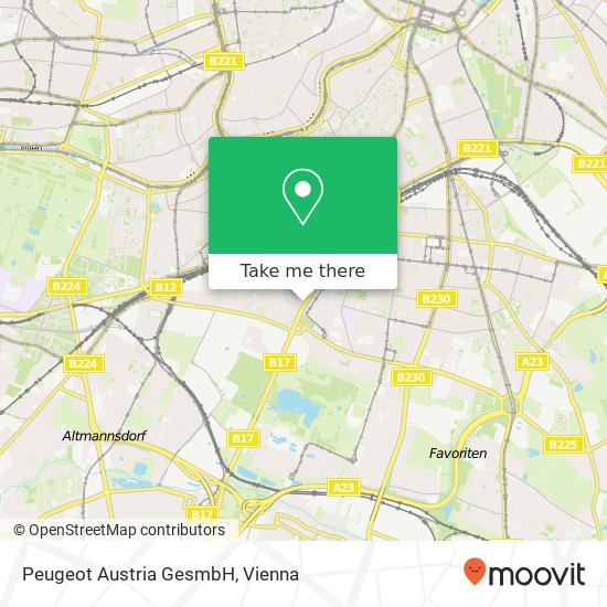 Peugeot Austria GesmbH map