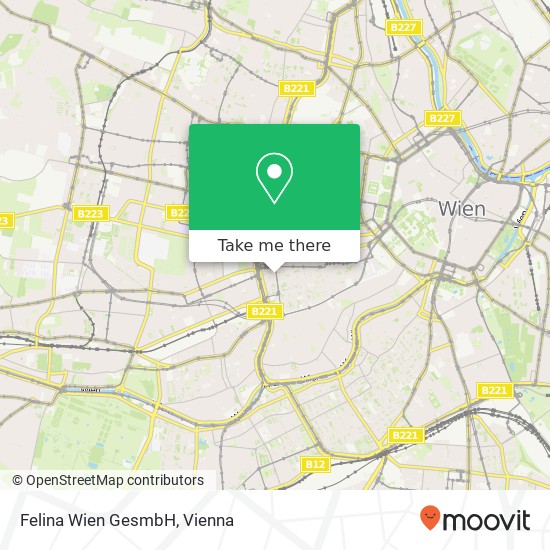 Felina Wien GesmbH map