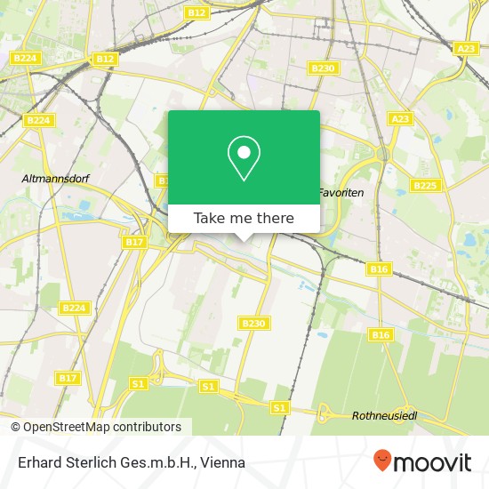 Erhard Sterlich Ges.m.b.H. map