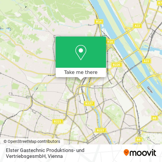 Elster Gastechnic Produktions- und VertriebsgesmbH map